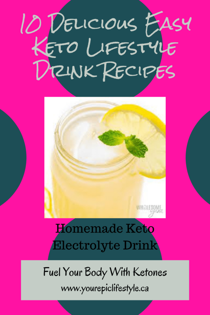 10 Delicious Easy Keto/Low-Carb Lifestyle Drink Recipes Homemade Keto Electrolyte Drink