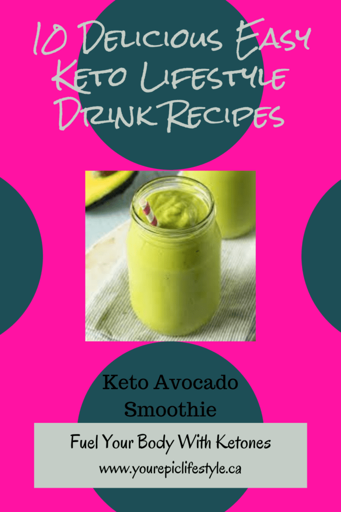 10 Delicious Easy Keto/Low-Carb Lifestyle Drink Recipes Keto Avocado Smoothie
