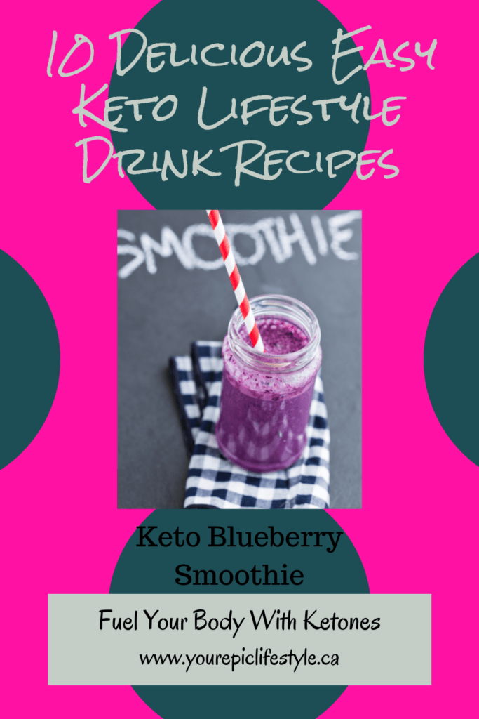 10 Delicious Easy Keto/Low-Carb Lifestyle Drink Recipes Keto Blueberry Smoothie