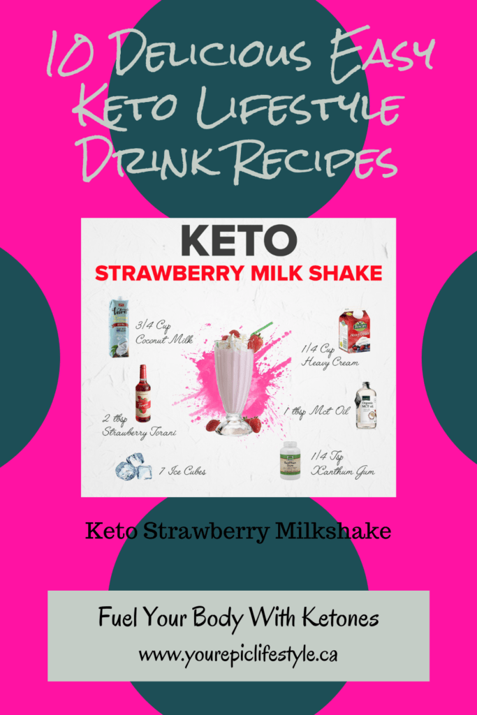 10 Delicious Easy Keto/Low-Carb Lifestyle Drink Recipes Keto Strawberry Milkshake