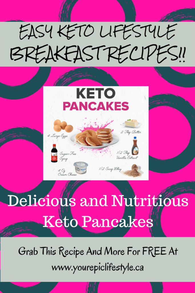 Healthy Diet Easy Keto Lifestyle Keto/Low Carb Pancake Recipe