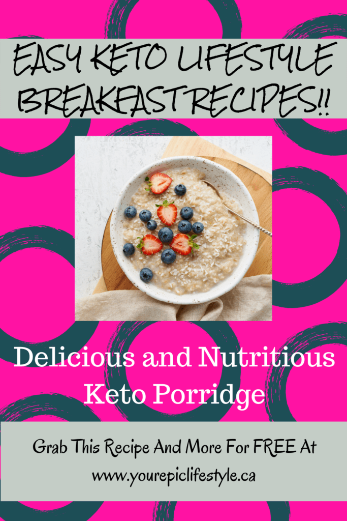 Healthy Diet Easy Keto Lifestyle Keto/Low Carb Porridge Recipe