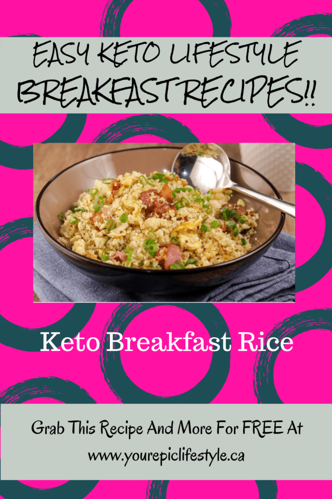 Healthy Diet Easy Keto Lifestyle Keto-Low Carb Breakfast Rice