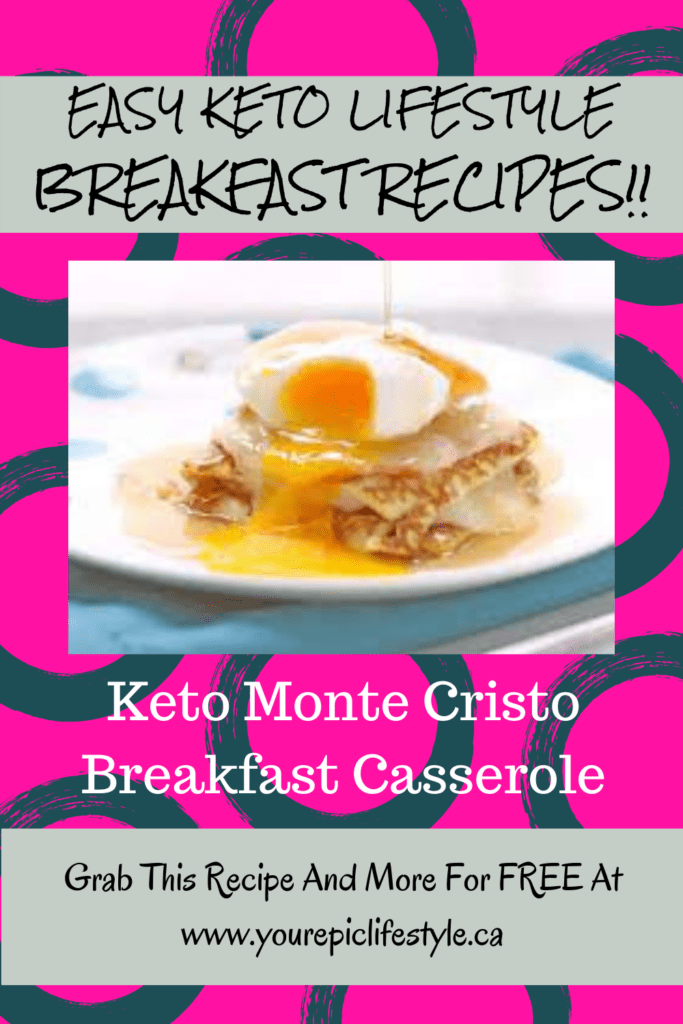 Healthy Diet Easy Keto Lifestyle Keto-Low Carb Keto Monte Cristo Breakfast Casserole Recipe