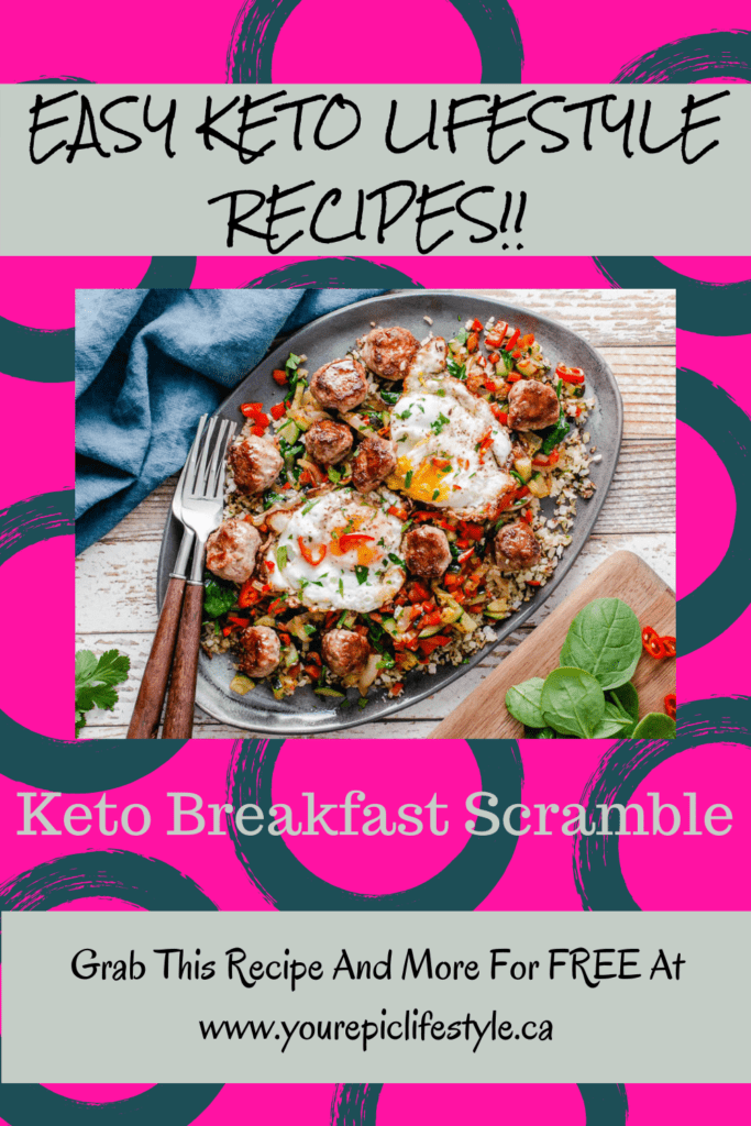 Easy Keto Lifestyle Breakfast Scramble