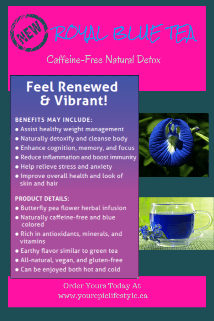 B-Epic Royal Blue Tea Benefits and product details